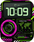 Acid Telemetry Apple Watch face
