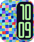 Cut Squares Apple Watch face