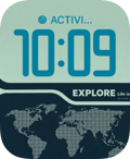 Dotted Atlas watch face preview image for Apple Watch