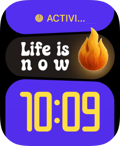 Flame Now Apple Watch face