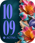 Freckled Petals watch face preview image for Apple Watch