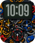 Gear Bloom watch face preview for Apple Watch