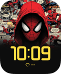 Hooded Spider-Man Apple Watch face