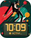 Moonwalk Pop watch face preview for Apple Watch