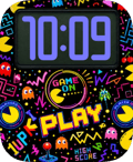 Periwinkle Play Apple Watch face