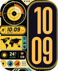 Rally Timer watch face preview for Apple Watch