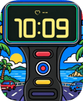 Seaside Drive watch face preview image for Apple Watch