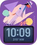 Smooth Lean Compass watch face preview for Apple Watch