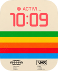 VHS watch face preview image for Apple Watch