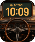 Walnut Dash watch face preview image for Apple Watch