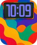 Wave Cut Apple Watch face