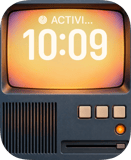 Amber Airtime Apple Watch face - Art