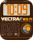 Amber Forecast watch face preview image for Apple Watch