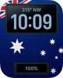 Australia Flag Apple Watch face - Sports