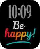 Be Happy Apple Watch face - Art