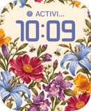 Bee Bouquet watch face preview image for Apple Watch