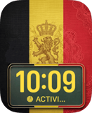 Belgium Flag Apple Watch face - Sports