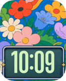 Big Bloom Garden Apple Watch face - Nature