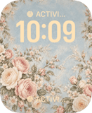 Blue Heirloom watch face preview image for Apple Watch