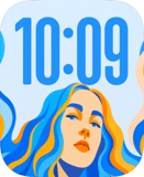 Blue Muse Apple Watch face - Art