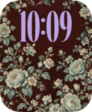 Burgundy Rose watch face preview image for Apple Watch