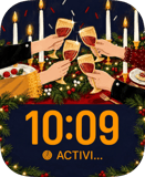 Candle Toast Apple Watch face - Holidays
