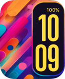 Candy Lines Apple Watch face - Art, Art, Gradient