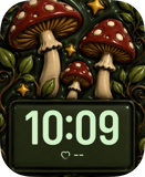Carved Toadstools Apple Watch face - Nature