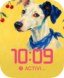 Cherry Bandana watch face preview image for Apple Watch