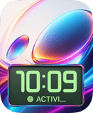 Chrome Bubble Apple Watch face - Art