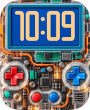 Circuit Gamepad watch face preview image for Apple Watch