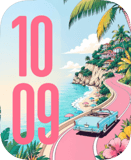 Coastal Cruise Apple Watch face - Cities
