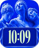 Cobalt Marble watch face preview image for Apple Watch