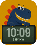 Compass Dino Apple Watch face - Art