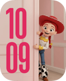 Cowgirl Peek Apple Watch face - TV
