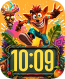 Crash Bandicoot Jungle Apple Watch face - Video Games