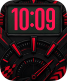 Crimson Core Apple Watch face - Art