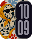 Dalmatian Chic Apple Watch face - Art
