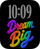 Dream Big Apple Watch face - Art