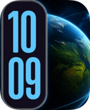 Earth Glow Apple Watch face - Nature