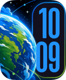 Earth Orbit Apple Watch face - Nature