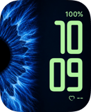 Electric Iris Apple Watch face - Art