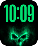 Emerald Skull Apple Watch face - Special Collections