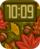 Enamel Autumn Apple Watch face - Nature
