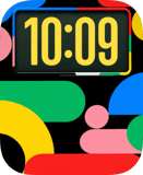 Flat Arc Apple Watch face - Art