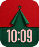 Folded Evergreen Apple Watch face - Holidays