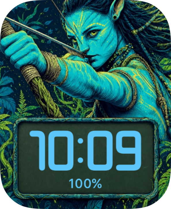 Forest Blue Archer Apple Watch face - Special Collections