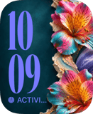Freckled Petals watch face preview image for Apple Watch