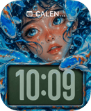 Frozen Ice Eyes Apple Watch face - TV