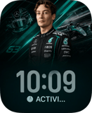 George Russell Apple Watch face - Cars, Sports